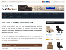 Tablet Screenshot of bestrecliner.net